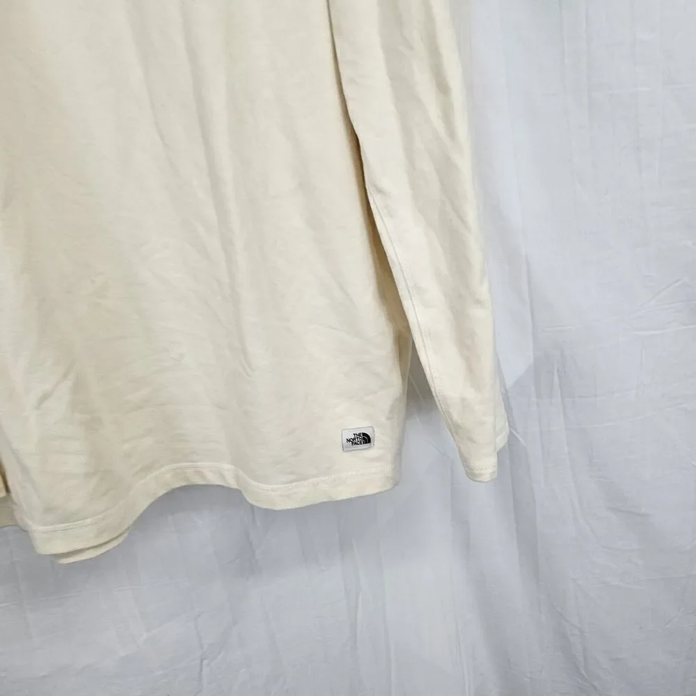 The North Face Men's Size XXL Ivory Pullover Sweatshirt Long Sleeve